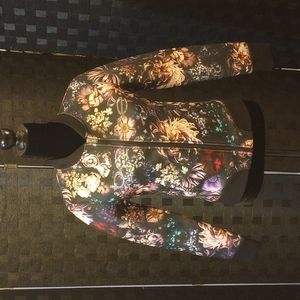 Bebe sport jacket Floral/Black size XS
